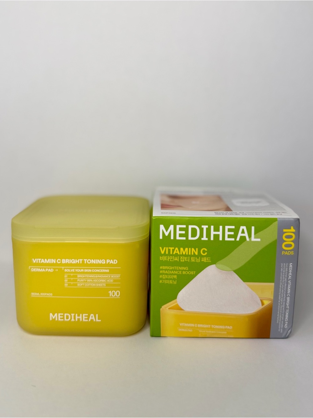 Mediheal Vitamin C Bright Toning Pads - 100 counts